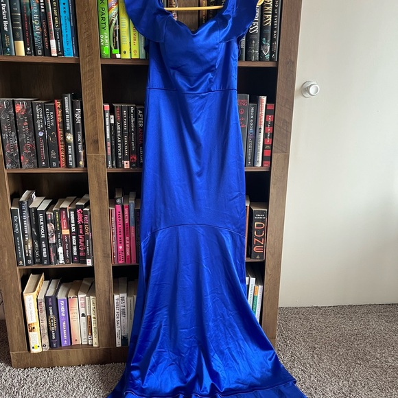 Emerald Sundae Royal Blue Prom Dress - Picture 1 of 6